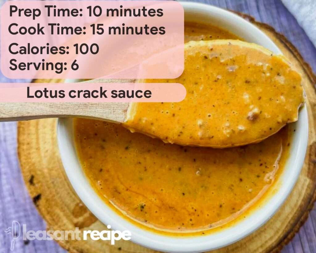 Lotus Crack Sauce