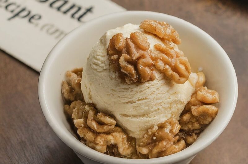 Healthy Wet Nuts on Ice Cream