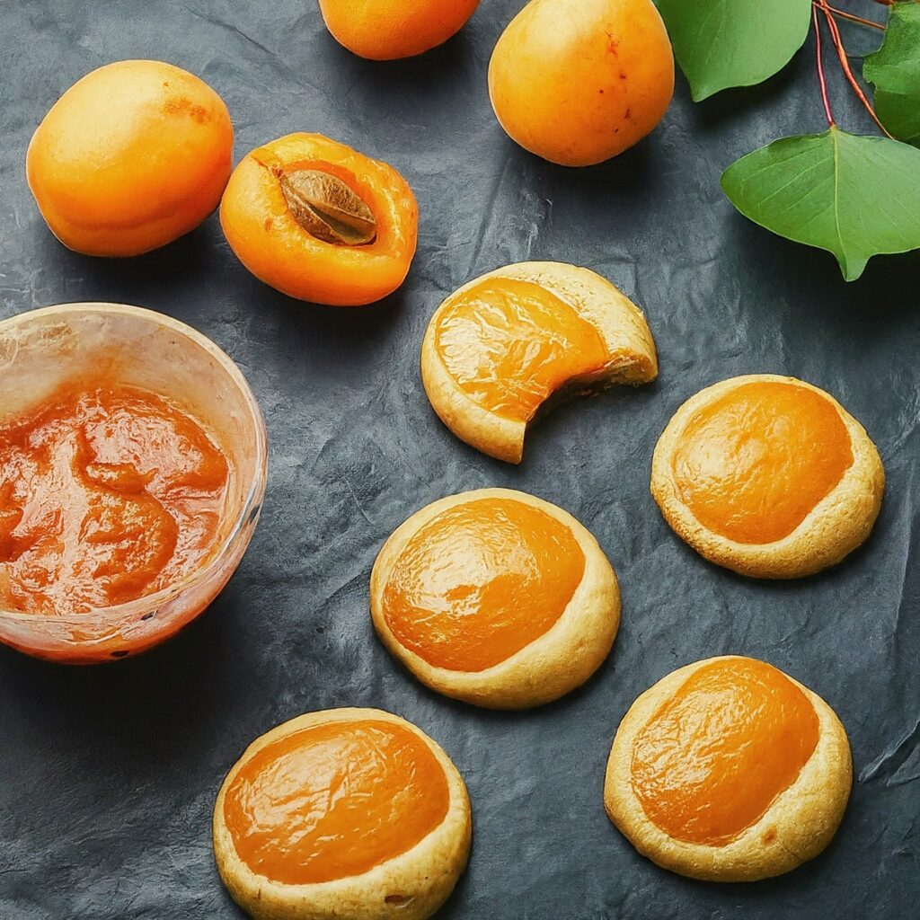 Fresh Apricot biscuits